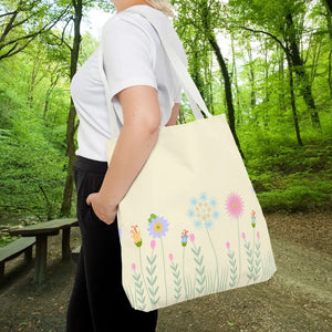 Tote Bag - Spring Blooms Laminated Interior - Dipaliz - Bags