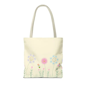 Tote Bag - Spring Blooms Laminated Interior - Dipaliz - Bags