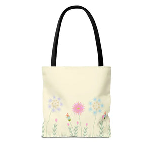 Tote Bag - Spring Blooms Laminated Interior - Dipaliz - Bags