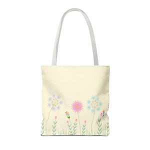 Tote Bag - Spring Blooms Laminated Interior - Dipaliz - Bags