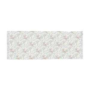 Floral Spring Scarf, Lightweight Pastel Flower Print - Scarves & Shawls