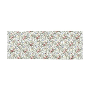 Floral Spring Scarf, Lightweight Pastel Flower Print - Scarves & Shawls