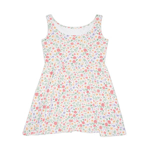 Floral Spring Skater Dress – Recycled Fabric - Dipaliz - Dresses