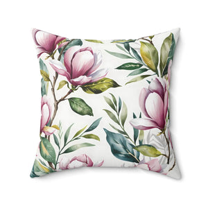 Vibrant Floral Spun Polyester Pillow Magnolia - Dipaliz - Throw Pillows