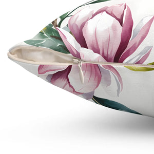 Vibrant Floral Spun Polyester Pillow Magnolia - Dipaliz - Throw Pillows