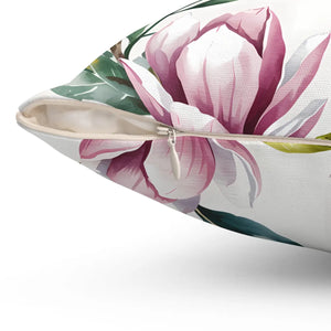 Vibrant Floral Spun Polyester Pillow Magnolia - Dipaliz - Throw Pillows