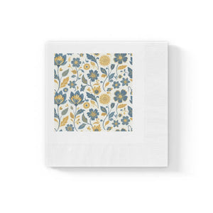 Floral Square Cocktail – Vintage Garden Party - Dipaliz - Paper Napkins