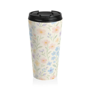 Floral Stainless Steel Travel Mug - Durable - Dipaliz - Tumblers