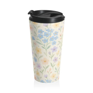 Floral Stainless Steel Travel Mug - Durable - Dipaliz - Tumblers