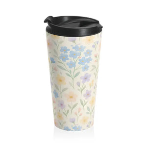 Premium Stainless Steel Travel Mug - Floral Botanical - Dipaliz - 15oz - Tumblers