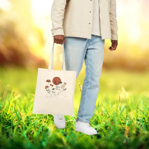 Cotton Canvas Tote - Vibrant Eco Friendly Style - Dipaliz - Natural / 15’’ x 16’’ - Bags