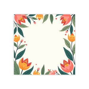 Vibrant Floral Themed Note Pads - Exclusive Home Decor - Dipaliz - Sticky Notes
