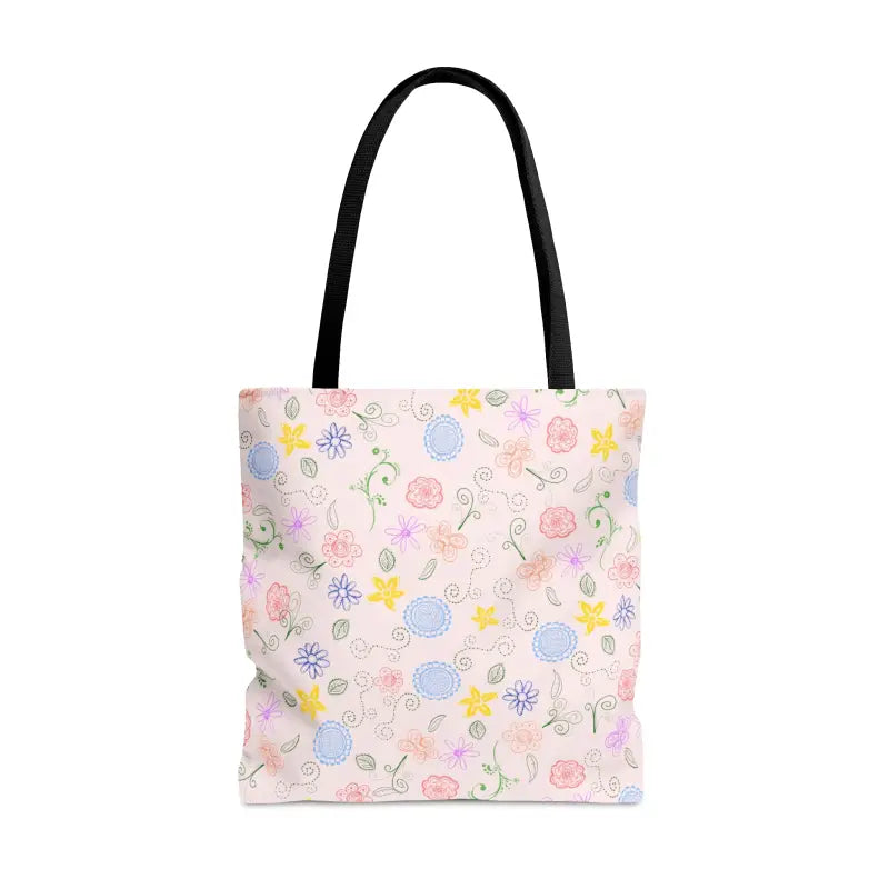 Pink Floral Tote Trio: Elevate your Style with Elegance - Bags