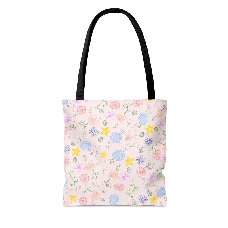 Pink Floral Tote Trio: Elevate your Style with Elegance - Bags