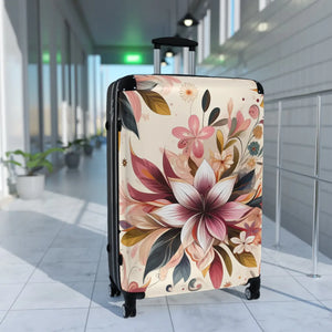 Vibrant Floral Travel Suitcase - Hard Shell Lightweight - Dipaliz - Suitcases