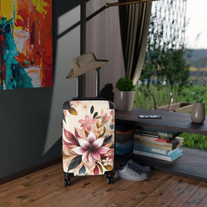 Vibrant Floral Travel Suitcase - Hard Shell Lightweight - Dipaliz - Suitcases