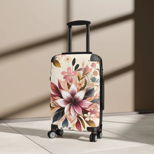 Vibrant Floral Travel Suitcase - Hard Shell Lightweight - Dipaliz - Suitcases