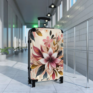 Vibrant Floral Travel Suitcase - Hard Shell Lightweight - Dipaliz - Suitcases