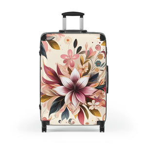 Vibrant Floral Travel Suitcase - Hard Shell Lightweight - Dipaliz - Suitcases