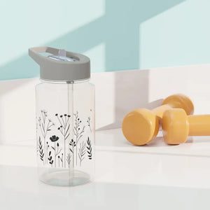 Vibrant Floral Tritan Water Bottle for Nature Lovers - Dipaliz - 16.9oz / Transparent - Bottles