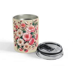 Floral Tumbler 10oz Insulated Drinkware - Dipaliz - Tumblers