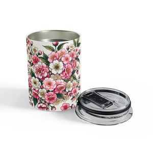 Insulated Floral Tumblers - Stainless Travel Cup - Dipaliz