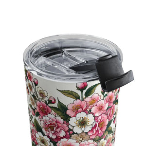 Insulated Floral Tumblers - Stainless Travel Cup - Dipaliz