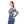 Floral Long Sleeve Shirt Pink Garden Navy Knit - Dipaliz - T-shirts - Xs