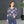 Floral Long Sleeve Shirt Pink Garden Navy Knit - Dipaliz - T-shirts - Xs