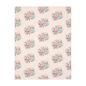 Floral Velveteen Microfiber Blanket - Cozy Home Decor Throw - Dipaliz - Blankets