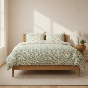 Floral Vine Cotton Duvet Set – Botanical Bedding - Dipaliz - Sets