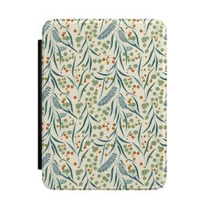 Floral Vine Kindle Case - Botanical Protective Cover for E-reader - Tablet Computer Back Covers