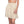 Floral Vine Skater Skirt, Cream & Blush Petite Flower Print - Skirts