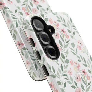 Phone Case - Floral Vine Tough - Pink Botanical Protection - Dipaliz