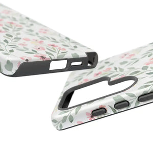 Phone Case - Floral Vine Tough - Pink Botanical Protection - Dipaliz