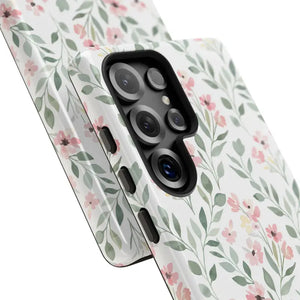 Phone Case - Floral Vine Tough - Pink Botanical Protection - Dipaliz