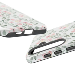 Phone Case - Floral Vine Tough - Pink Botanical Protection - Dipaliz