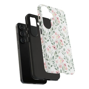 Phone Case - Floral Vine Tough - Pink Botanical Protection - Dipaliz