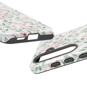 Phone Case - Floral Vine Tough - Pink Botanical Protection - Dipaliz