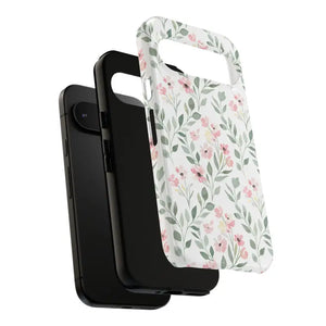 Phone Case - Floral Vine Tough - Pink Botanical Protection - Dipaliz
