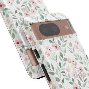 Phone Case - Floral Vine Tough - Pink Botanical Protection - Dipaliz