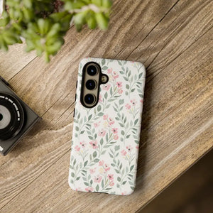 Phone Case - Floral Vine Tough - Pink Botanical Protection - Dipaliz