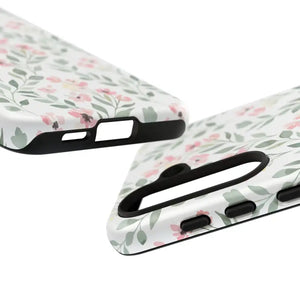 Phone Case - Floral Vine Tough - Pink Botanical Protection - Dipaliz
