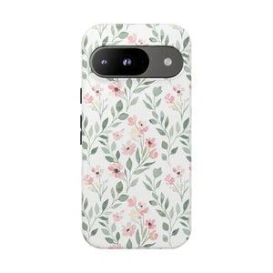 Phone Case - Floral Vine Tough - Pink Botanical Protection - Dipaliz Google Pixel 9 / Glossy