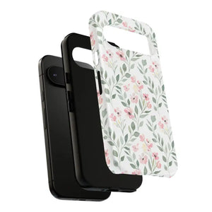 Phone Case - Floral Vine Tough - Pink Botanical Protection - Dipaliz