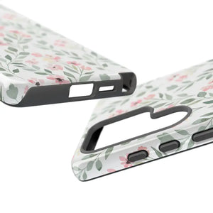 Phone Case - Floral Vine Tough - Pink Botanical Protection - Dipaliz