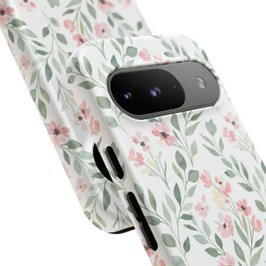 Phone Case - Floral Vine Tough - Pink Botanical Protection - Dipaliz