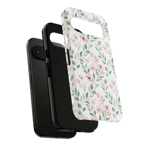 Phone Case - Floral Vine Tough - Pink Botanical Protection - Dipaliz