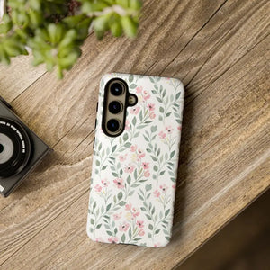 Phone Case - Floral Vine Tough - Pink Botanical Protection - Dipaliz Samsung Galaxy S24 / Glossy