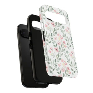 Phone Case - Floral Vine Tough - Pink Botanical Protection - Dipaliz